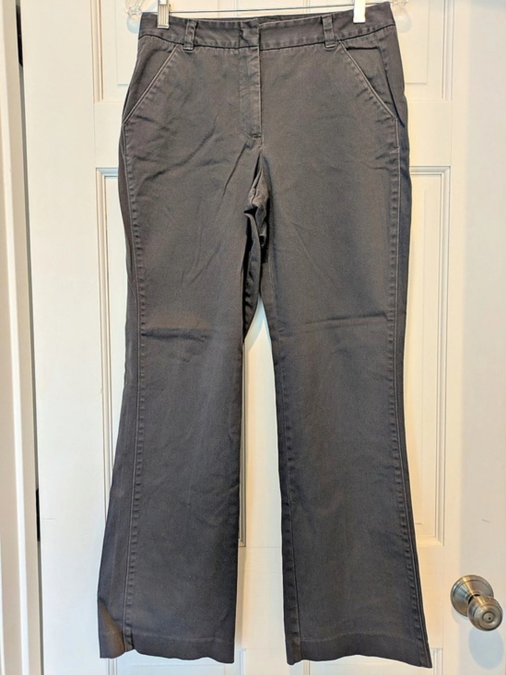 The Limited Stretch Gray Flare Pants Size 8